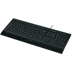 Logitech K280e Kabelgebundene Tastatur US Layout Schwarz