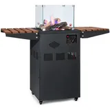 Blumfeldt Flagranti Plus Gasheizstrahler 8kW Seitentische Edelstahl 6