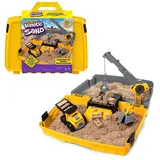Spin Master Kinetic Sand Baustellen Koffer Modelliersand 907 g