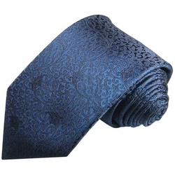 Paul Malone Krawatte Herren Hochzeitskrawatte floral 100% Seide Bräutigam Hochzeit Schlips Breit (8cm), Extra lang (165cm), dunkelblau blau 2103 blau breit – 8 cm x 165 cm