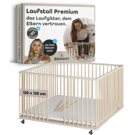 Sämann Laufgitter Sprossen sahara dust/natur, Premium Kollektion | Gr.: 120x120 cm)