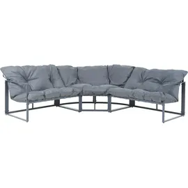casa.pro Karg Loungeset dunkelgrau
