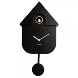Karlsson Kuckucksuhr Modern Cuckoo Schwarz | 8,5x21,5x41 cm - Schwarz