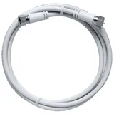 Axing SAT Anschlusskabel [1x F-Stecker - 1x F-Stecker] 2.00 m 85 dB Weiß