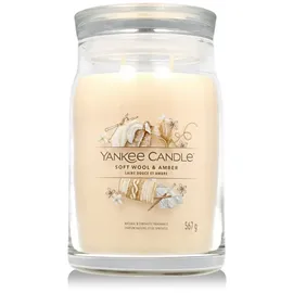 Yankee Candle Soft Wool & Amber Duftkerze 567 g