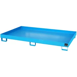 Regalwanne 2200 1 lackiert RAL5012 Lichtblau Umwelt Lagertechnik
