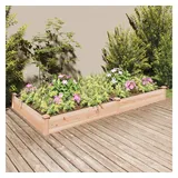 furnicato Hochbeet Rechteckig 240 x 25 x 120 cm braun