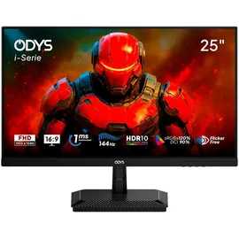 Odys i25-F-144 Gaming Monitor 25" schwarz