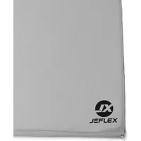 JEFlex Turnmatte 200 x 100 x 8 cm GRAU/SCHWARZ Fitness Weichbodenmatte Sportmatte Jeflex - Schwarz