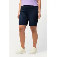 Ulla Popken Bermudas Jeansbermuda Mandy 5-Pocket-Form Komfortbund blau 54