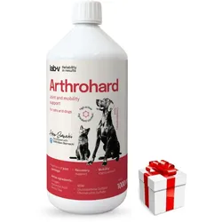 Lab-v Arthrohard – Umfassende Unterstützung für die Gelenkgesundheit von Hunden und Katzen 1000 ml + Überraschung für den Hund