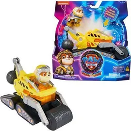 Spin Master Spin Master, Paw Patrol Der Mighty Kinofilm, Superhelden-Basis-Fahrzeug von Rubble (6067511)