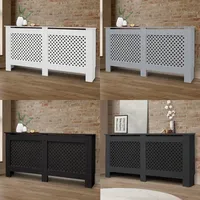 ECD Germany Heizungsabdeckung Heizkörperverkleidung MDF