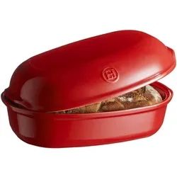 Artisan Brot Backform aus Keramik Rot