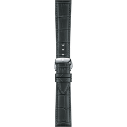 Tissot Leder  T852045750 - Genarbtes Rindsleder mit Alligatorlederoptik,grau