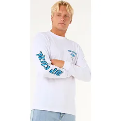 RipCurl Fade OUT Icon Long Sleeve Tee white (1000) XS