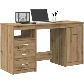 vidaXL Schreibtisch mit Schrank Artisan Oak Engineered Wood