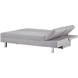 Sofa.de Schlafcouch Webstoff 2-Sitzer Grau