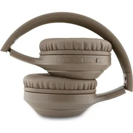 GUESS Guess, Kabelloses Bluetooth 5.3 Headset Classic mit Logo, Braun - Braun