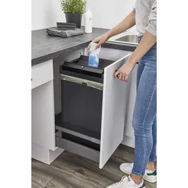 HAILO Wertstoffbox 53 l Dunkelgrau