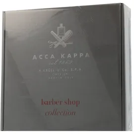 Acca Kappa Barber Shop Collection Bartshampoo 200 ml + Bart Fluid 50 ml + Bartbürste Geschenkset