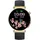 knauermann Neo 2 Rund 40 mm Gold Silikonarmband Schwarz
