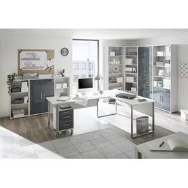 bega office Eckschreibtisch Office Lux grau