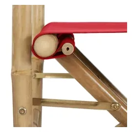 vidaXL Regiestuhl 2er Set Rot