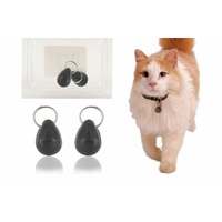 Staywell 980 Schlüssel für die Katzenklappe, fürs Katzenhalsband, 2 x 2er-Pack (4 Reserveschlüssel)