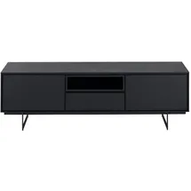 Furnhouse Lowboard 160x50 cm Schwarz Holz