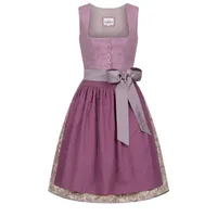 Nübler Trachtenkleid Mididirndl Gina in Flieder von Nübler - Rocklänge 65 cm lila 34