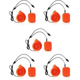 VENYAA 5X Mini Gebläse für Dinosaurier Kostüm Oder Maskottchen Kopf Oder Anderes Aufblasbares Spiel Kostüm Set, Orange