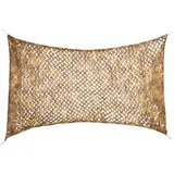 vidaXL Tarnnetz mit Aufbewahrungstasche 292x213 cm Sandfarbe