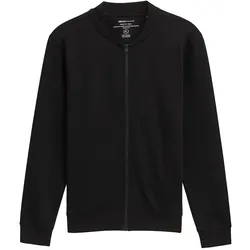 TOM TAILOR DENIM Herren Bomberjacke mit Taschen, schwarz, Uni, Gr. XL