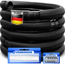 KESSER® Poolschlauch   Schwimmbadschlauch mit Muffen   Solarschlauch für Pool und Schwimmbecken   Saugschlauch   Pumpenschlauch   Flexibler Wasserschlauch
