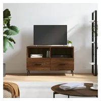 Furnicato TV-Schrank Braun Eichen-Optik 80x36x50 cm Holzwerkstoff