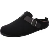 Rohde Herren Pantoffeln Hausschuhe Softfilz Tivoli-H 6922, Größe:45 EU, Farbe:Schwarz - 45 EU