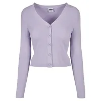 URBAN CLASSICS Knit Strickjacke Lilac XL