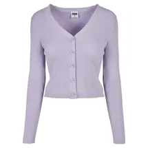 URBAN CLASSICS Knit Strickjacke Lilac XL