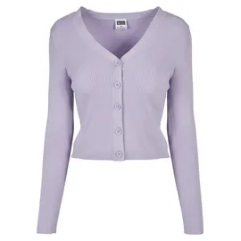URBAN CLASSICS Knit Strickjacke Lilac XL