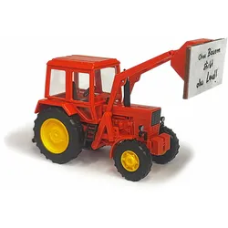 Belarus MTS-82 Bauernprotest Frontlader mit Schaufel Traktor Limited Edition Mod...