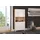 BIM Furniture Klappbare Megan 1 Regale Haushaltsbüro Computertisch Sonoma Eiche / Weiß