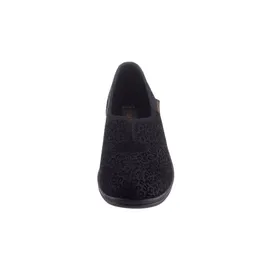 Fischer Hausschuh Schwarz 36