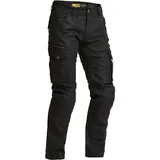 Lindstrands Luvos Cargo Motorrad Textilhose, schwarz, 48 für Männer