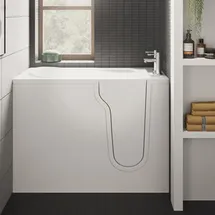hak Handelsagentur Koch FREEDOM Sitzbadewanne mit Tür 106 x 66 cm (rechts) 93,6