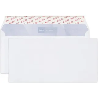 ELCO Premium Ohne Fenster C6/5 229 (B) x 114 (H) mm Abziehstreifen Weiß 100 g/m2 500 Stück