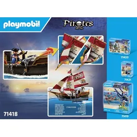 Playmobil Pirates Kleines Piratenschiff 71418