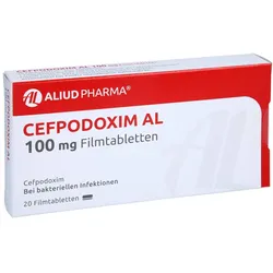 Cefpodoxim AL 100 mg Filmtabletten 20 St
