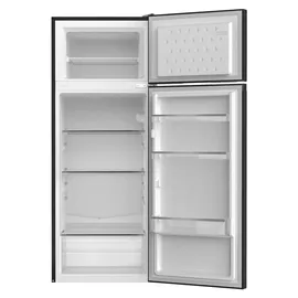 Amica DT 374 160 S Kühl-Gefrierkombination (211 l, 1440 mm hoch, Schwarz-Inox)