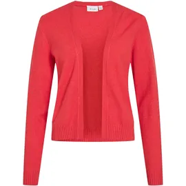 VILA Viril Short L/S Knit Cardigan rot M